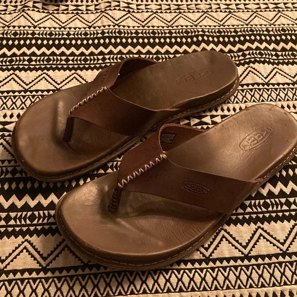 Keen Shoes - Keen Brown Leather Sandals